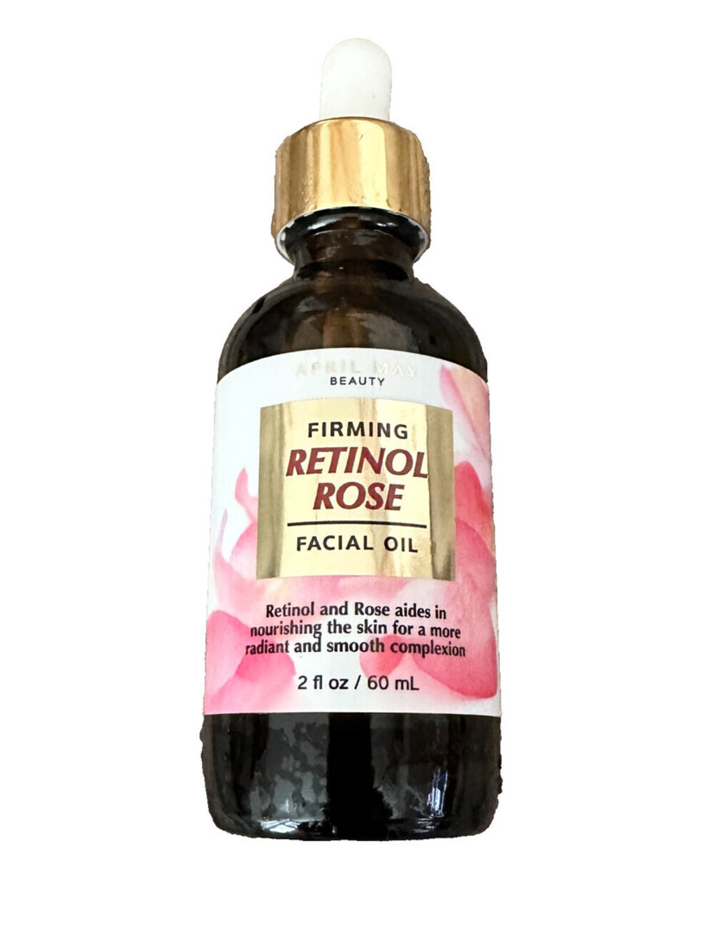 NEW April May Beauty Firming Retinol Rose Facial Face Oil 2 oz (Made in USA)